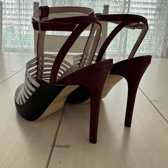 Nine West Black and White Stiletto Heels - Picture 11 of 14